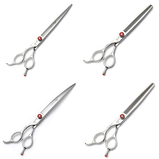 Groomtech Mystic Shear 7" Set of 4 - Left-Handed