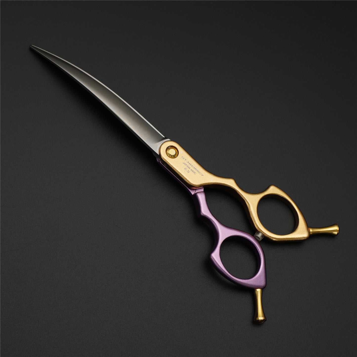 Groomtech Ninja Xtreme Asian Fusion Shear Curved 6.5" [Purple Gold]