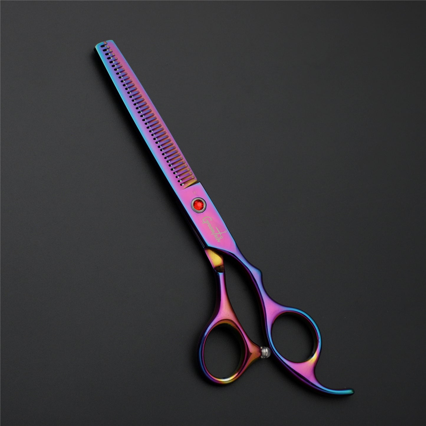 Groomtech - Spring Rainbow - Scissors Kit - Set of 4 with Comb