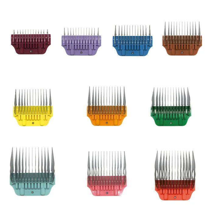 10piece Groomtech - WIDE - Comb Attachments