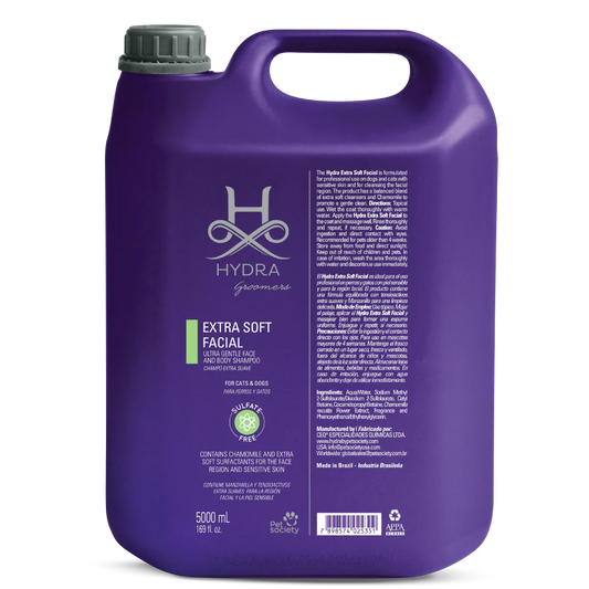 Hydra Professional Extra Soft Facial Ultra Gentle Shampoo - 5L