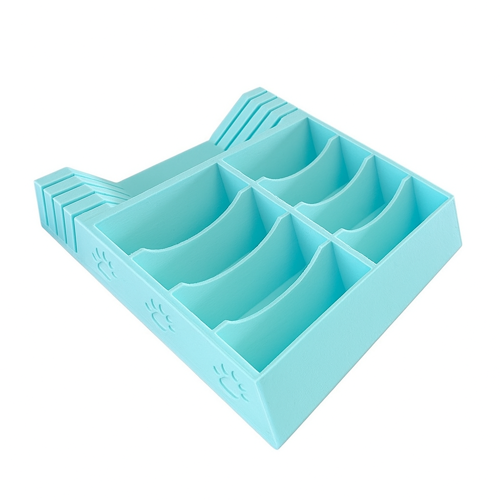 8 Slot Blade Caddy with Comb Holder