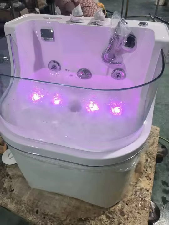 Professional Pet Spa Bath 100cm with Nano Bubble Technology – White