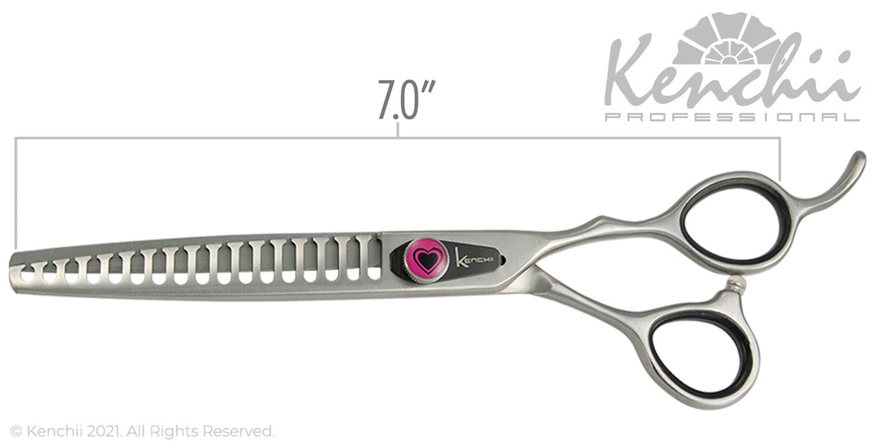 Kenchii Love™ | 17-tooth Blender - 7.0" - The Groomers Shop