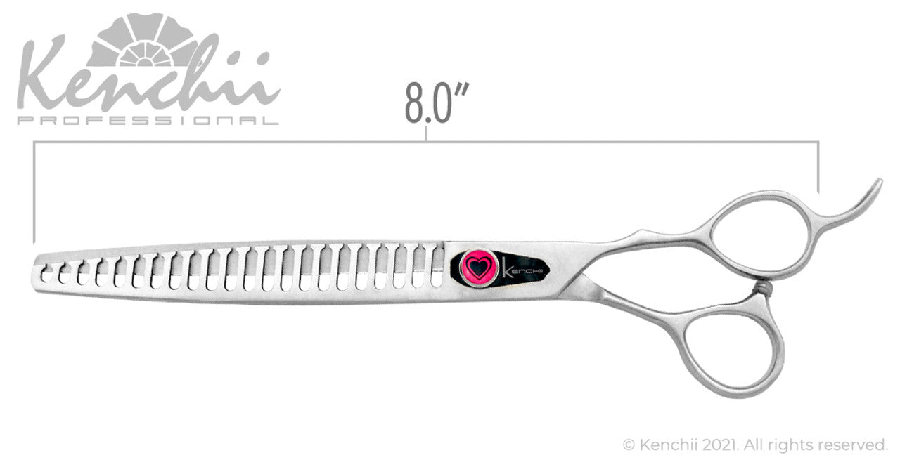 Kenchii Love™ | 22-tooth Blender - 8.0" - The Groomers Shop