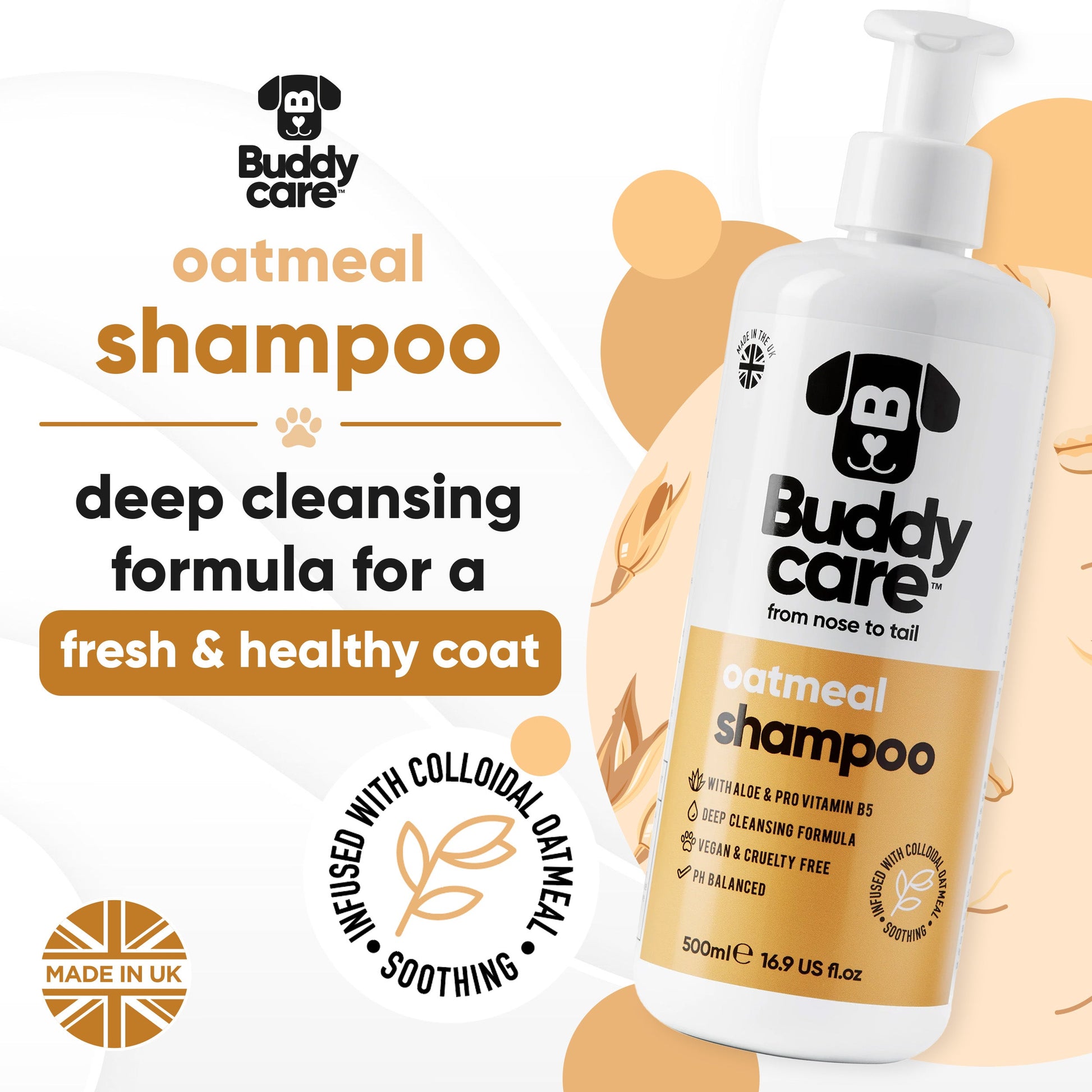 Oatmeal Dog Shampoo key product benefits