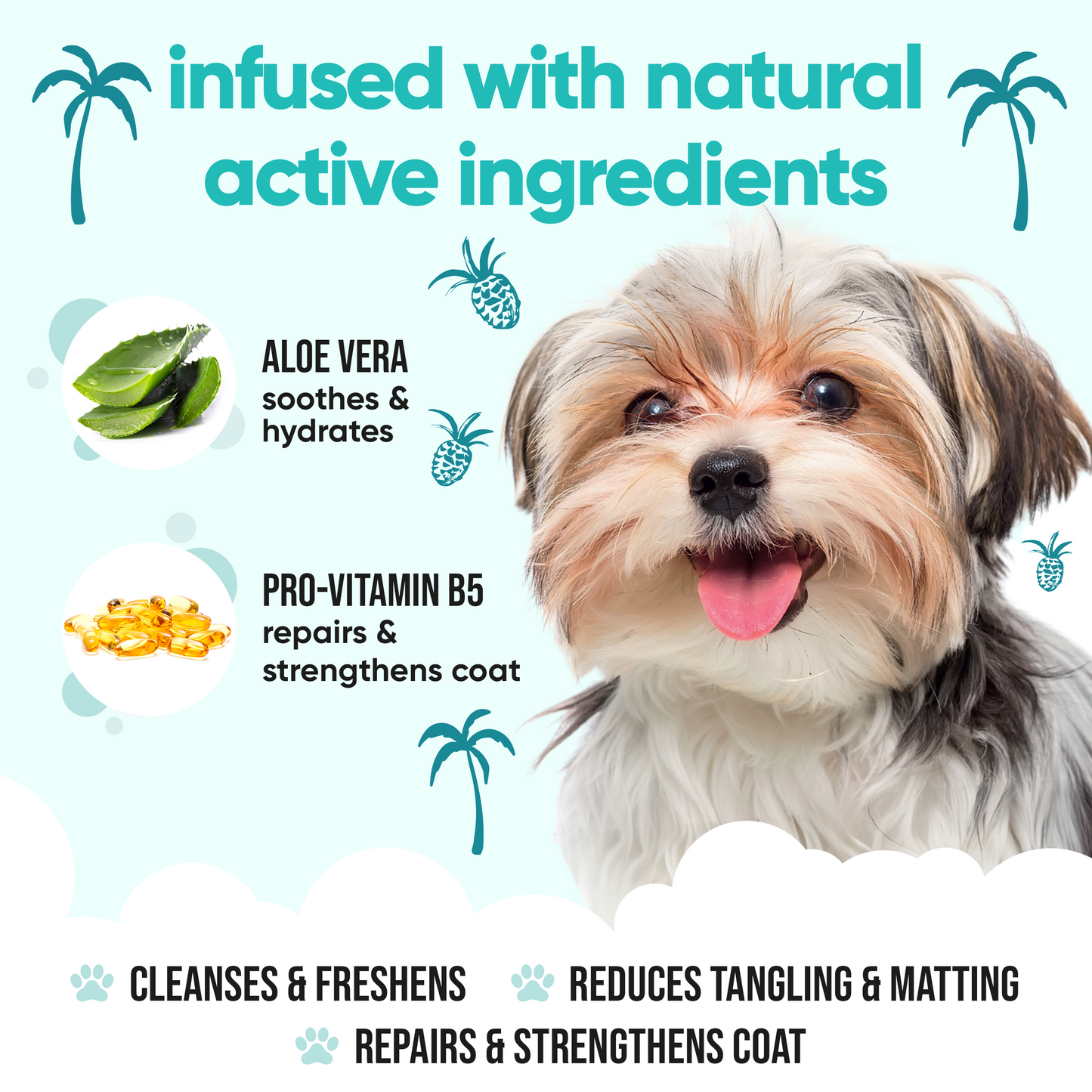Tropical Dog Shampoo professional coat care formula