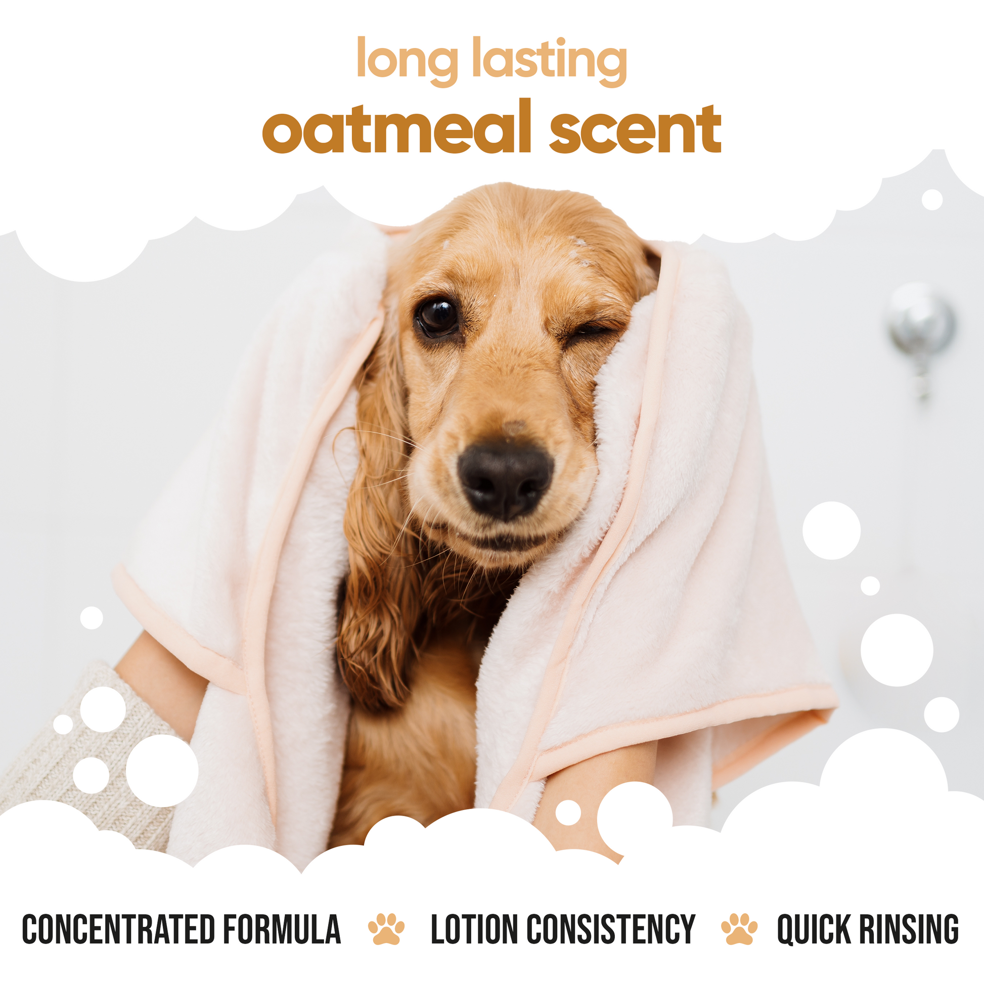 Oatmeal Dog Conditioner gentle pH-balanced grooming formula