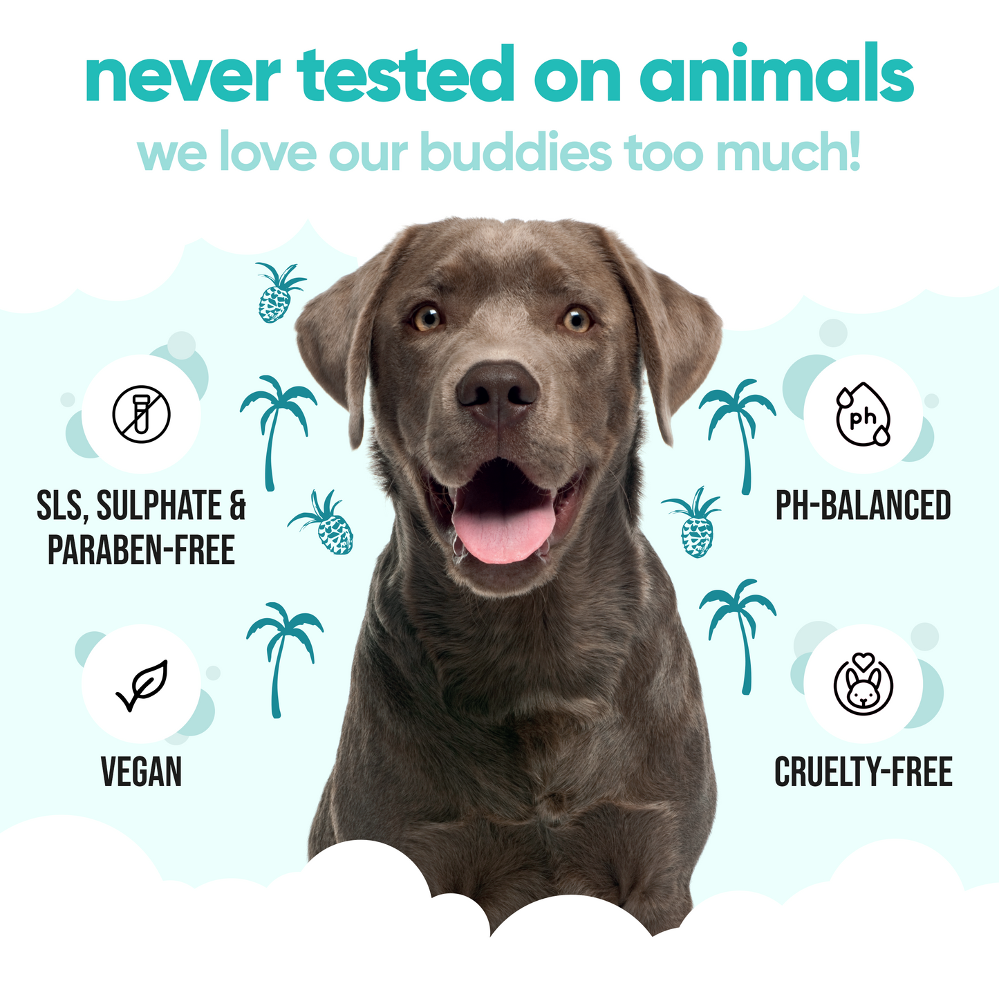Tropical Dog Shampoo vegan and cruelty-free grooming care