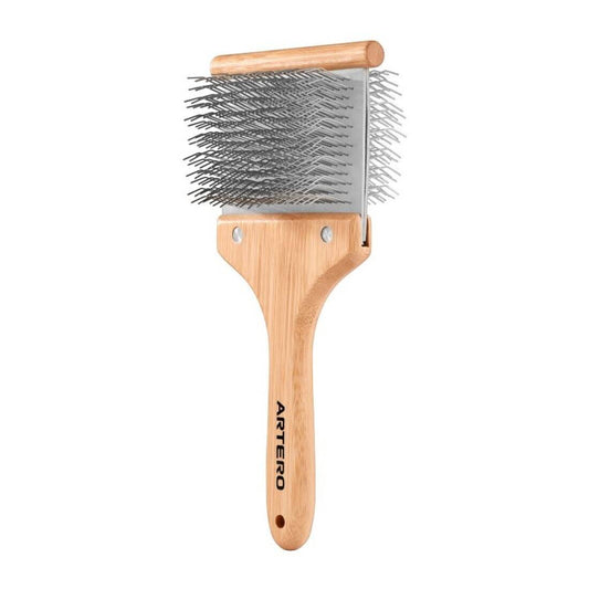 Artero Beast Double Flexible Slicker Brush – Heavy-Duty Detangler