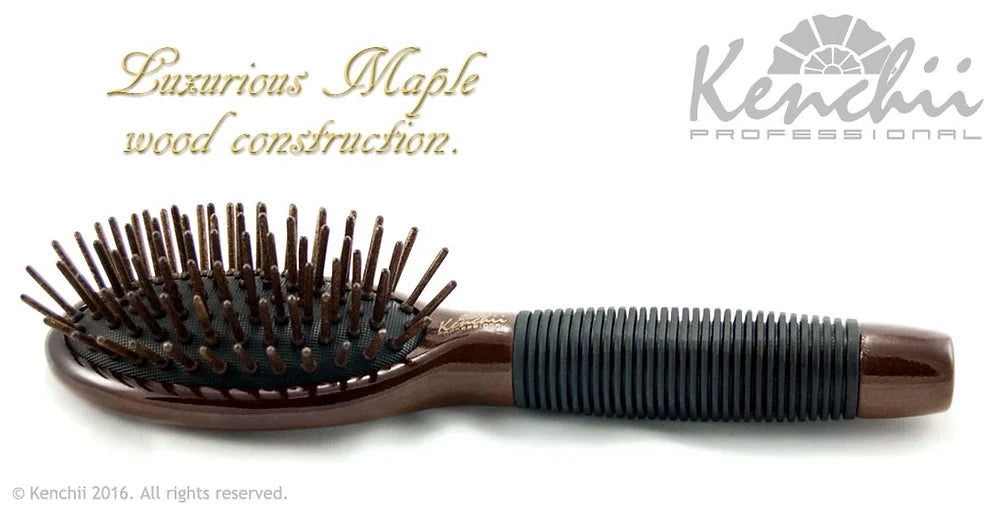 Kenchii Wooden Pin Brush with Maple Body