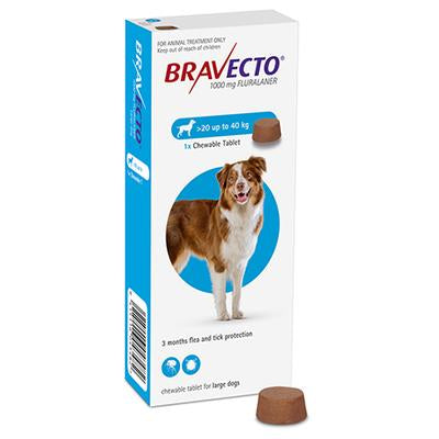 Bravecto Chewable - Large Dog - (20-40kg)