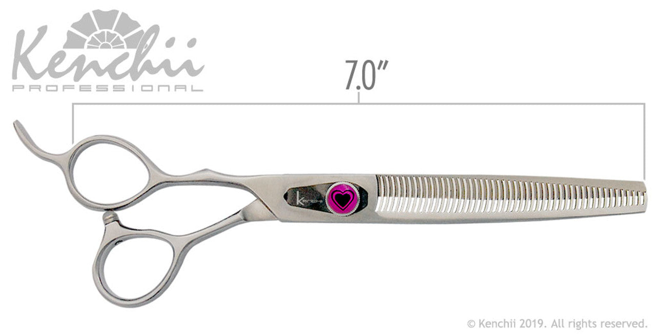 Kenchii Love™ | 46-tooth Thinner - 8.0" | Lefty - The Groomers Shop