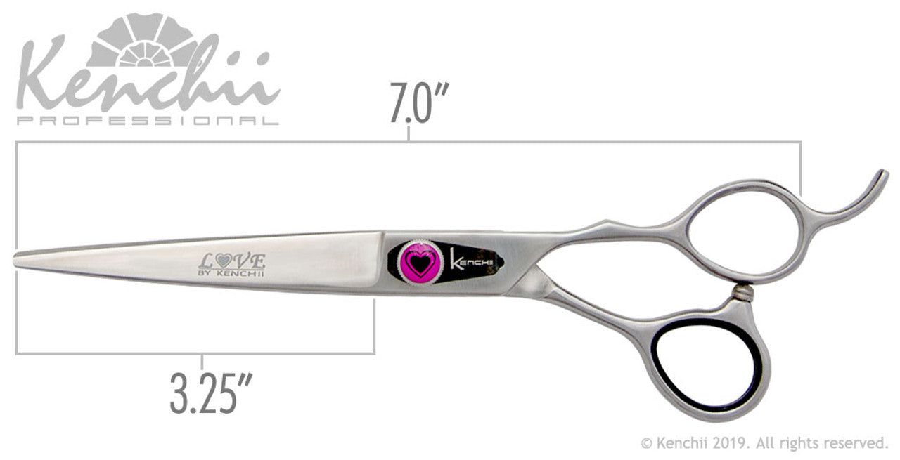 Kenchii Love­™ | 7.0" Scissors - The Groomers Shop