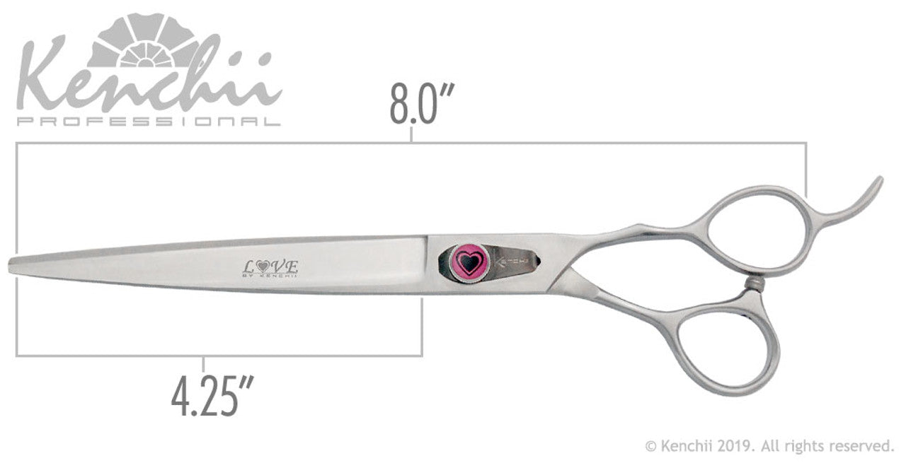 Kenchii Love­™ | 8.0" Scissors - The Groomers Shop