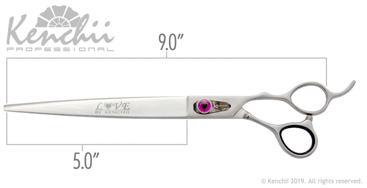 Kenchii Love­™ | 9.0" Scissors - The Groomers Shop