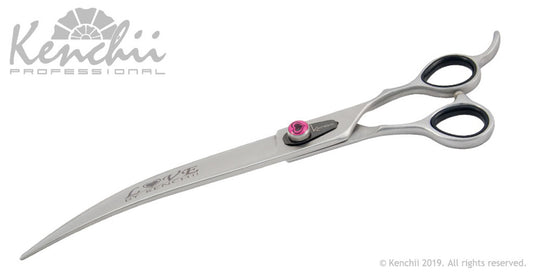 Kenchii Love™ | 9.0" Curved Scissors - The Groomers Shop