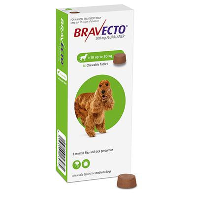 Bravecto Chewable - Medium Dog - (10-20kg)