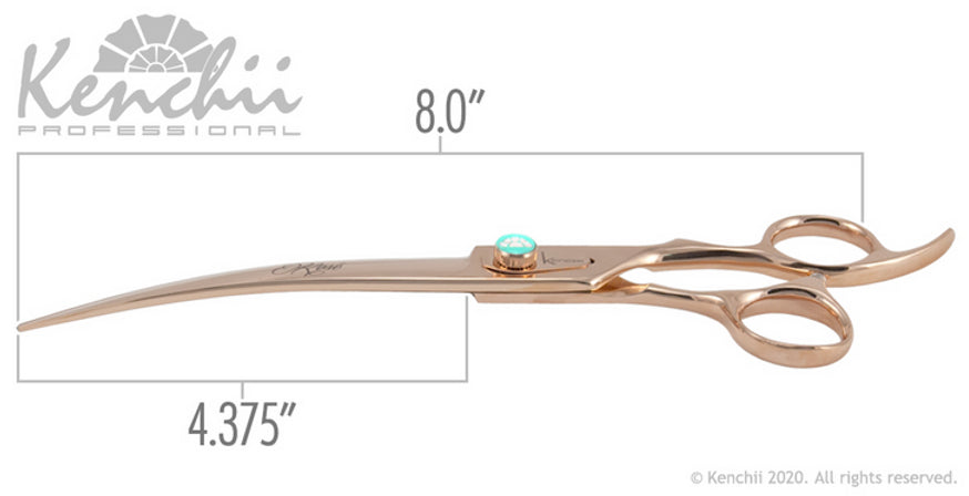 Kenchii Rosé™ | 8.0" Curved Shears