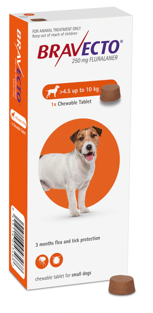 Bravecto Chewable - Small Dog - (4.5-10kg)