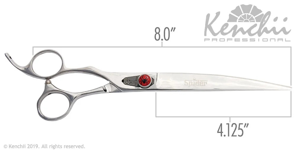 Kenchii Spider™ | 8.0" Curved Shears | Lefty