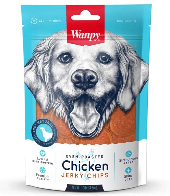 Wanpy Chicken Chips 100g